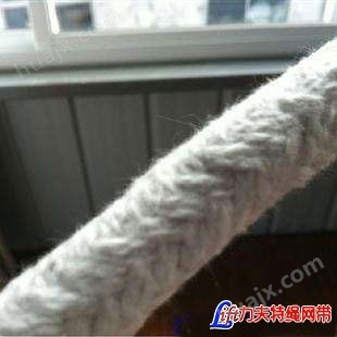 陶瓷纤维绳-硅酸铝纤维绳-耐高温陶瓷纤维绳-硅酸铝圆绳-耐火纤维绳索