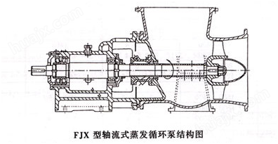 fjx卧式轴流泵结构图