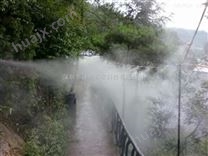 哈尔滨人工湖景观造雾