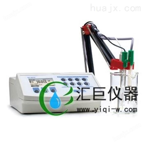 专业级微电脑pH-ISE-EC-TDS-盐度-°C多参数水质测定仪HI3512